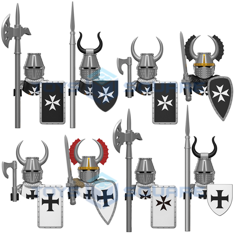 Lego Set Creator - Os cavaleiros turônicos medievais hospitalar modelo
