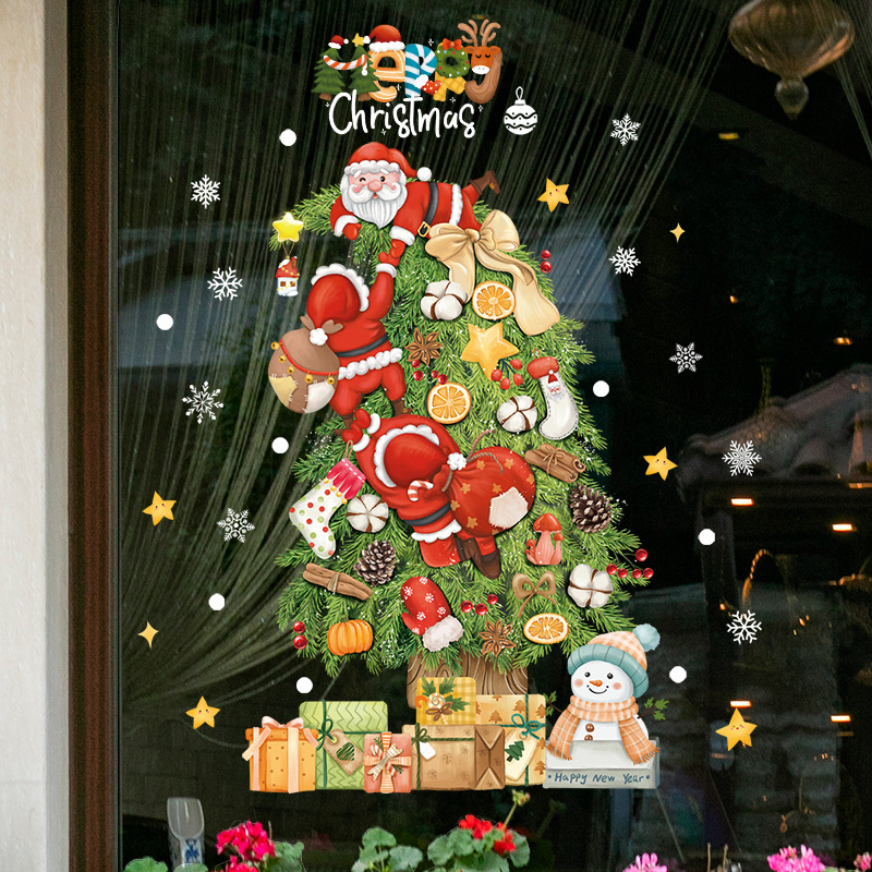 Snowflake Window Decal - Feliz Natal Janela Adesivo De Vidro,