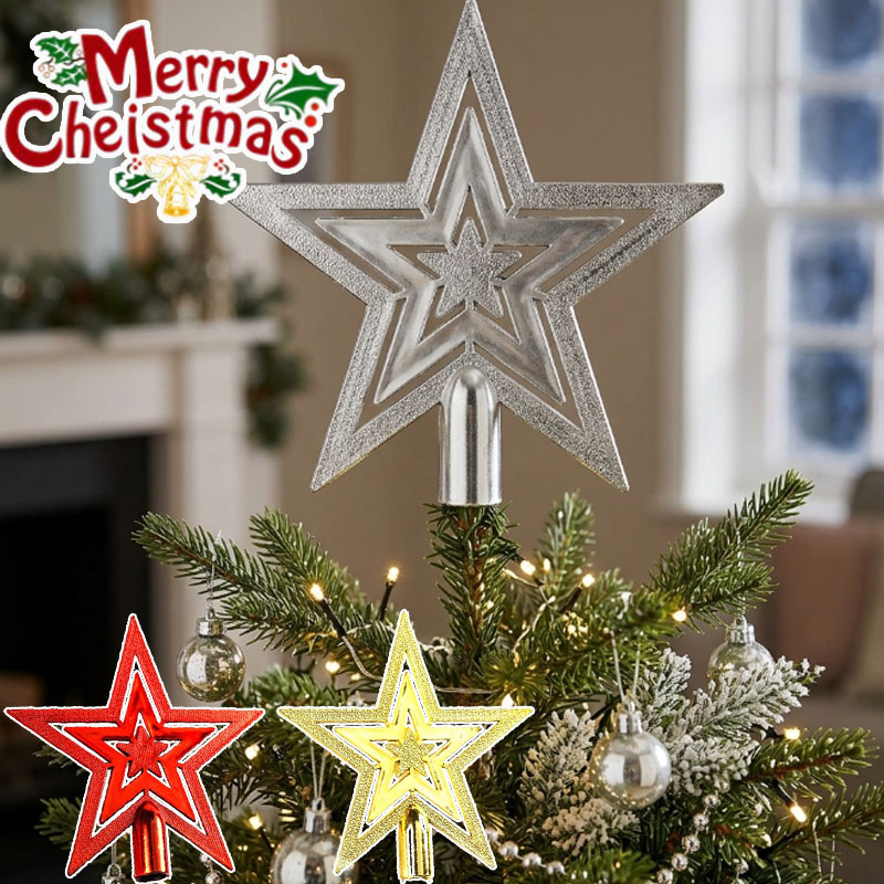 Star Tree Topper - 1-20 Peças de Enfeite em Forma