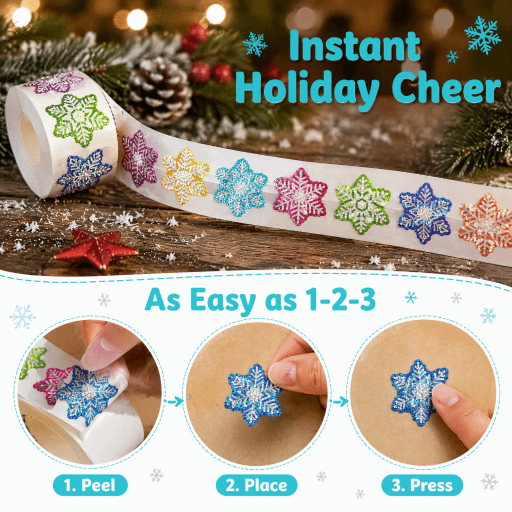 500 Adesivos Decorativos de Na - Snowflake Window Decal avaliação e preço